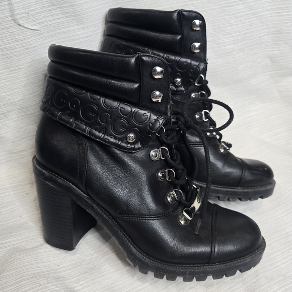 Guess Lace-Up Ankle Boots - Picture 4 of 5